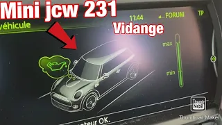 🇫🇷⚠️TUTO⚠️VIDANGE MINI F56 +reset entretien #JCW mais pas que !!!!