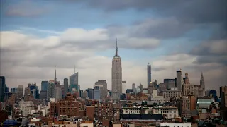 [10 Hours] Fluffy Clouds over New York - Video & Soundscape [1080HD] SlowTV