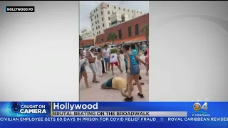 Two people sought after brutal attack on Hollywood's Broadwalk
