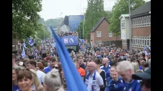 Ipswich Town FC promotion parade