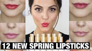 YSL Lipstick Review + Swatches I 12 New Spring Shades