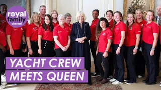 Queen congratulates Maiden Yachting crew after race win