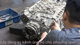 sửa chữa ô tô tải, cách tháo hộp số huynhdai trago(How to remove the Hyundai Trago gearbox)
