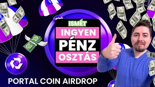 Elindult a PORTAL COIN, ismét HATALMAS AIRDROP volt💸 Lemaradtál? Még mindig nem késő részt venni!👀