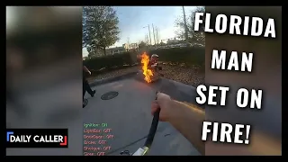 WILD Bodycam Shows FL Sheriff Allegedly Setting Man On FIRE With Taser *WARNING: GRAPHIC FOOTAGE*