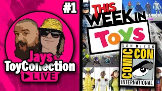 SDCC Complete Coverage Livestream | NECA TMNT | GI Joe | Marvel Legends | WWE| This Week in Toys #1