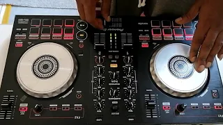 Scratch practise- WAP----pioneer ddj sb3..serato dj pro---hip hop scratch....moombahton