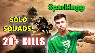 STK Sparkingg - 20+ KILLS (2.5K Damage) - SOLO SQUADS! - PUBG