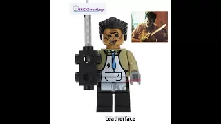 Unwrapping custom lego leatherface from Texas chainsaw massacre