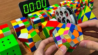 How Fast Can I Solve All Official WCA Puzzles?