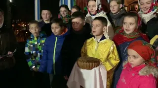 Зустріч митрополита Варсонофія перед всенічним бдінням