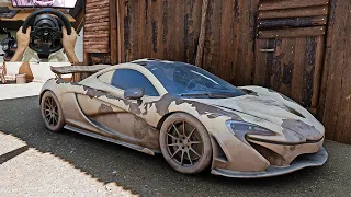 Abandoned McLaren P1 | Forza Horizon 5 | Thrustmaster T300RS Gameplay