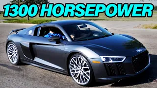 1300 HP Twin Turbo Audi R8 Built By Underground Racing