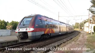 **SNCF** Trains pour Tarascon (sur-Rhône). Régional liO, Intercités et fret