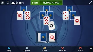 Microsoft Solitaire Collection: TriPeaks - Expert - August 14, 2021