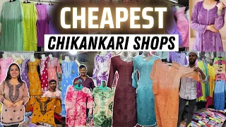 Cheapest CHIKANKARI KURTI Shops in Mumbai | Mumbai's Best Chikankari Kurti Market | Eid Special 2024