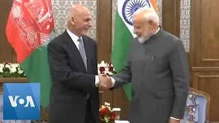 India’s Modi Meets Afghanistan’s Ghani on Sidelines of SCO Summit