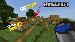 I FIND A VILLAGE  IN MY MINECRAFT WORLD | MINECEAFT SURVIVAL #1  | 2x gamingg