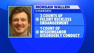 Morgan Wallen arrested in Nashville on felony reckless endangerment charges