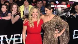 Kate Winslet, Shailene Woodley arrive at 'Divergent' Los Angeles premiere