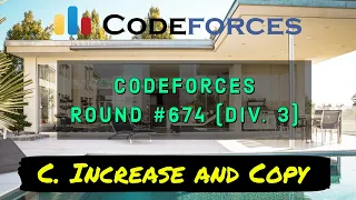 C. Increase and Copy : Codeforces Round #674 (Div 3) | Hindi Editorial | Solution | sKSama Subscribe