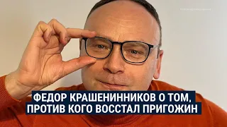 Федор Крашенинников о том, как трактовать мятеж Пригожина