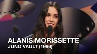 Alanis Morissette thanks Canada for allowing her growth (1996) | Junos Vault
