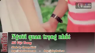 Người quan trọng nhất ~ karaoke