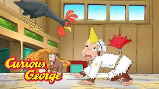 George Meets a Grumpy Rooster 🐵 Curious George 🐵 Kids Cartoon 🐵 Kids Movies