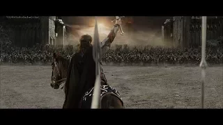 Арагорн вызывает на бой армию Мордора. HD