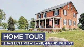 Vermont Home Tour: 1815 Renovated Farmhouse | Grand Isle, VT | Lakefront Homes For Sale