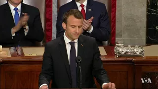 In Speech to Congress, France's Macron Notes Shared Values, Key Differences