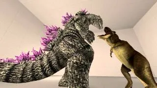 [SFM] Godzilla and T-Rex