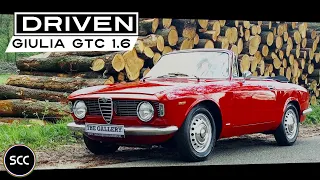 ALFA ROMEO GIULIA GTC 1600 1966 - Test drive in top gear - Engine sound | SCC TV