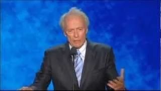 Clint Eastwood criticises invisible Obama at GOP convention!