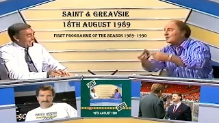 SAINT & GREAVSIE SHOW - 18th AUGUST 1989 - FOOTBALL PROGRAME – FIRST OF SEASON 1989-1990