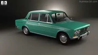 VAZ Lada 2103 1972 by 3D model store Humster3D.com