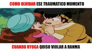 Ryoga intenta violar a Ranma