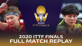 FULL MATCH | WANG Manyu (CHN) vs CHENG I-Ching (TPE) | WS QF | #ITTFfinals 2020