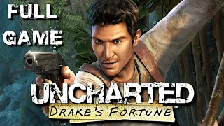 UNCHARTED 1 DRAKE'S FORTUNE Remastered Gameplay Walkthrough FULL - PS4 PRO [4K 60 FPS] No Commentary