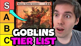 1 Hour of Ranking Goblin Cards on a Tier List | Magic: The Gathering