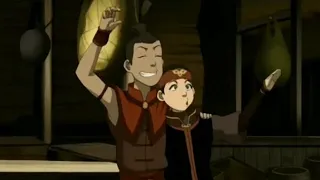 Sokka and Aang sharing one braincell