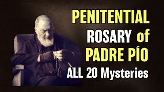 Padre Pio Rosary ALL 20 Decades | Penitential Rosary of Padre Pio ALL 20 Mysteries
