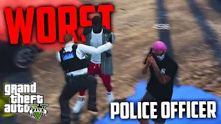 I AM THE WORST CMG POLICE OFFICER EVER! (GTA RP)