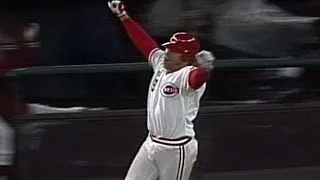 1990 WS Gm2: Oliver's single off Eckersley wins game