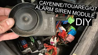 Cayenne/Touareg/Q7 Alarm Siren Module Replacement DIY