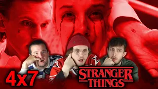 THE BIGGEST TWIST YET | Stranger Things 4x7 "The Massacre at Hawkins Lab" Group Reaction!!