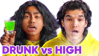 DRUNK VS HIGH : WHICH IS WORSE?