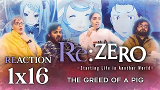 Re:Zero - 1x16 The Greed of a Pig - Group Reaction