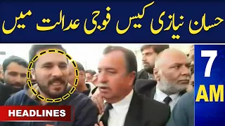 Samaa News Headlines 7AM | Hasan Niazi case in military court | 19 Aug 2023 | SAMAA TV